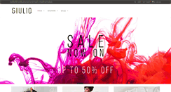 Desktop Screenshot of giuliofashion.com