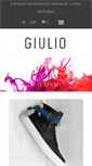 Mobile Screenshot of giuliofashion.com