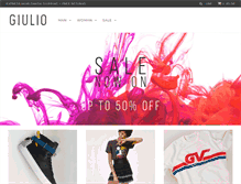 Tablet Screenshot of giuliofashion.com